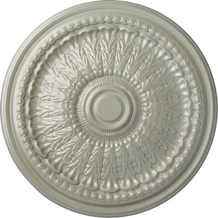 Ekena Millwork Brunswick Ceiling Medallion (Fits Canopies up to 4 1/2"), Hand-Painted Flash Copper, 27"OD x 2 1/2"P CM27BRFCS